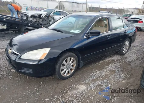 2007 Honda Accord 3.0 Ex из США, поврежденный, VIN 1HGCM66517A006550